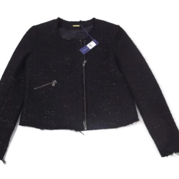 REBECCA MINKOFF Couture Tweed Jacket Size 6 $428 - Picture 6 of 8